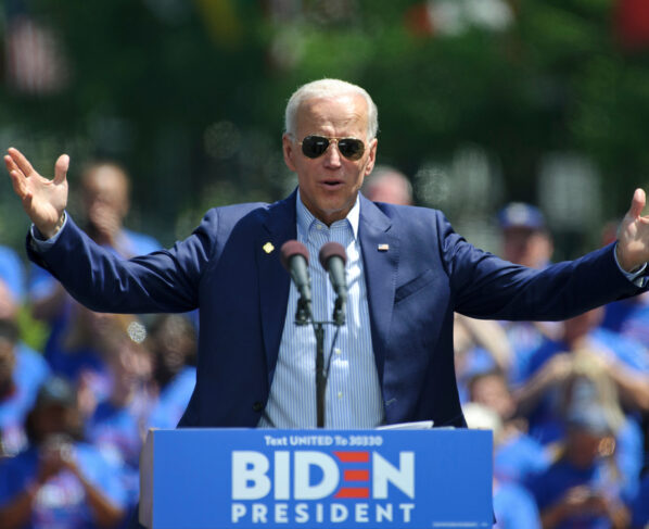Biden Giving Speech at Event