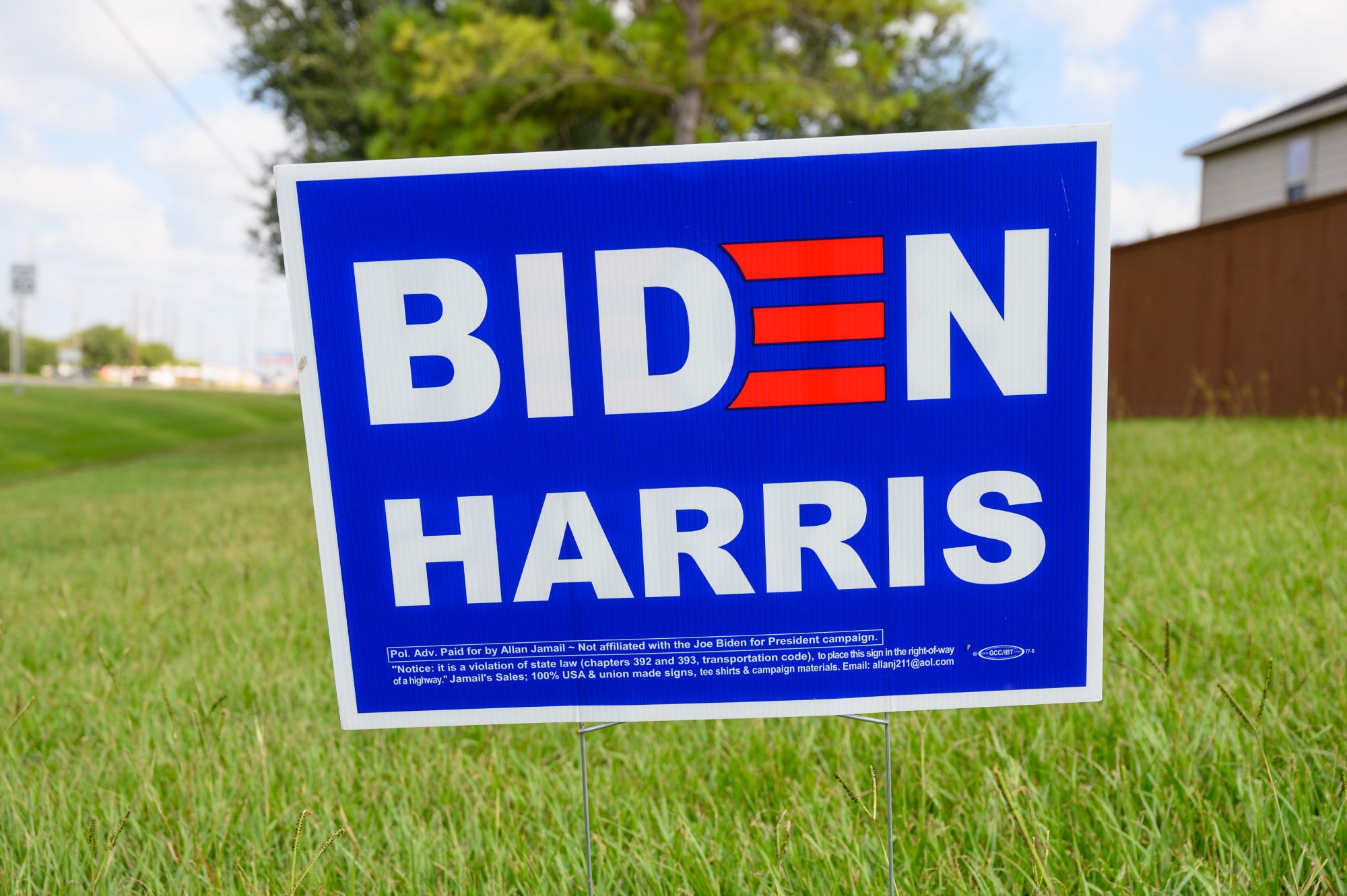Biden Harris Campaing Sign