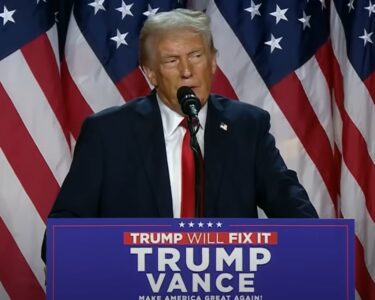 Trump Giving Election Speech